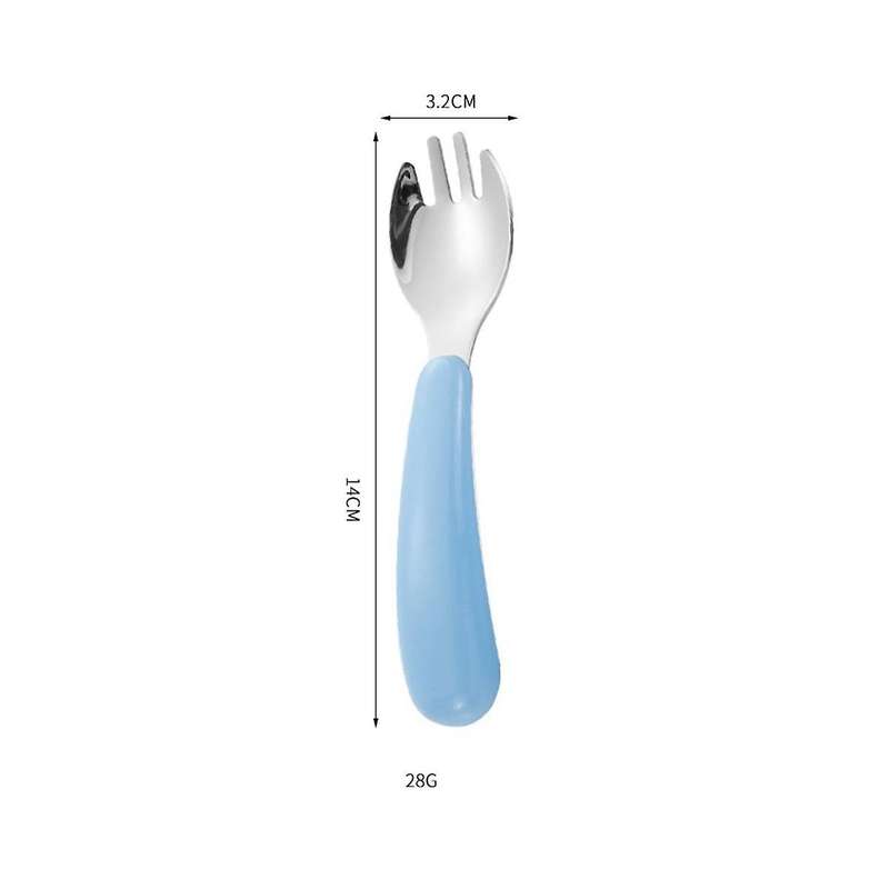 Toddler Utensils, 3 Forks & 3 Spoons,thick Easy-grip Handles,perfect Length for New Self Feeders,ge