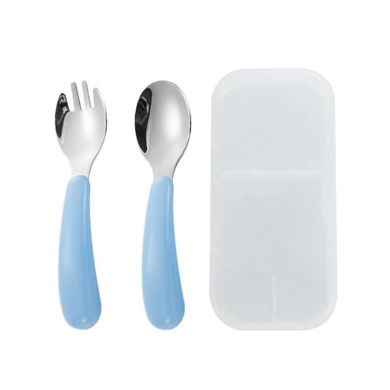 Toddler Utensils, 3 Forks & 3 Spoons,thick Easy-grip Handles,perfect Length for New Self Feeders,ge