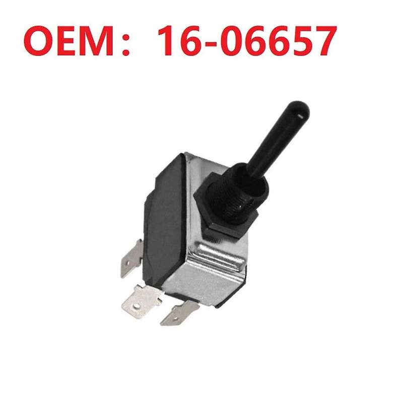 Toggle Switch Fits for Multiple Peterbilt Light Switch Models Durable Black 16-06657