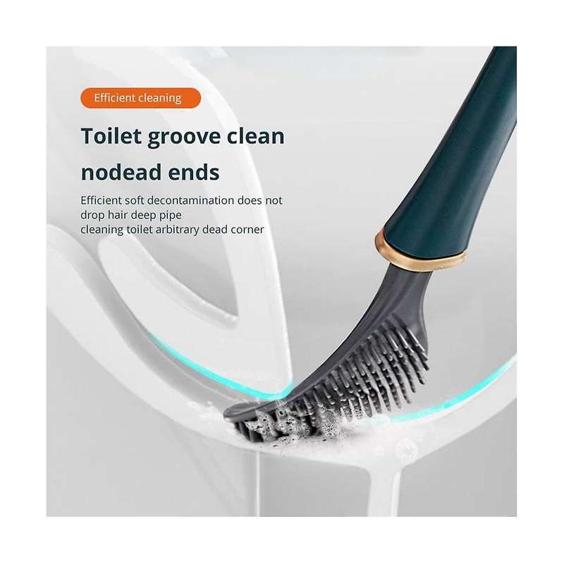Toilet Brush Household Toilet Brush Wall-mounted Automatic Opening and Closing Toilet Brush