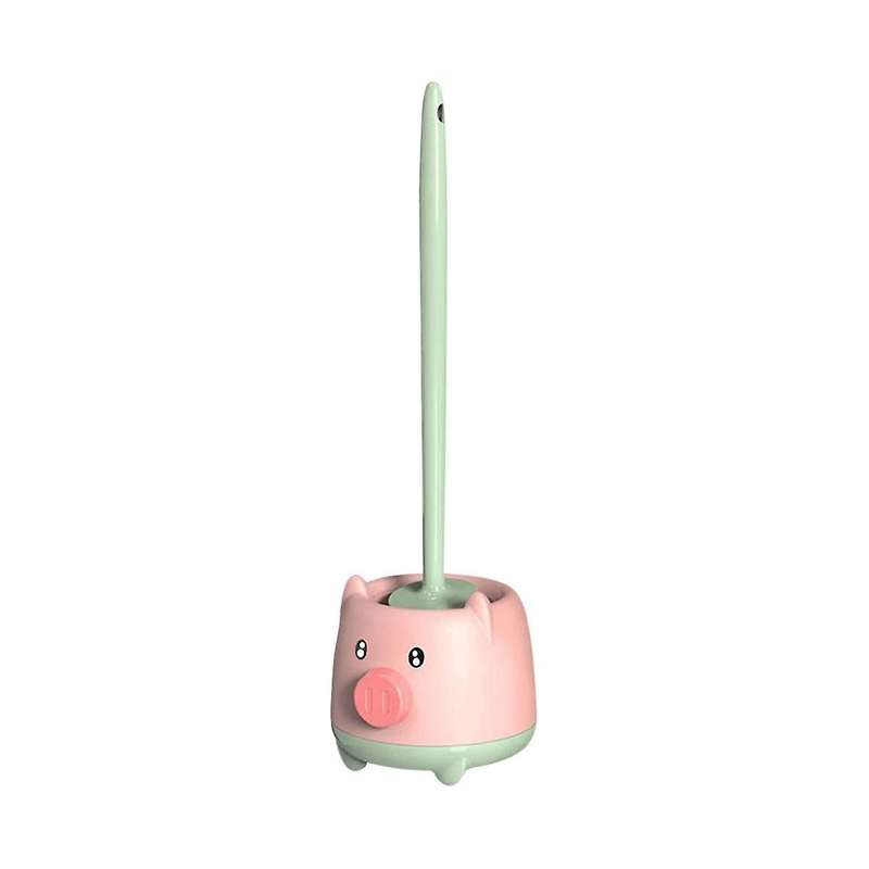 Toilet Bowl Brush and Holder, Compact Toilet Bowl Cleaning Brush Set for Bathroom Deep Cleaning