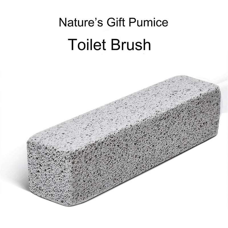 Toilet Brush, Pumice Toilet Cleaning Brush Toilet Bowl Stains Yellow Dirt Pumice Stone Brush, Bathro