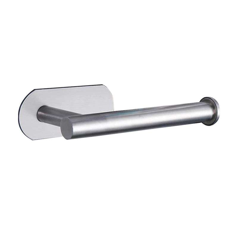 Toilet Paper Holder No Drilling for Bathroom and Washroom, 304 Stainless Steel Brushed Nickel (Silve