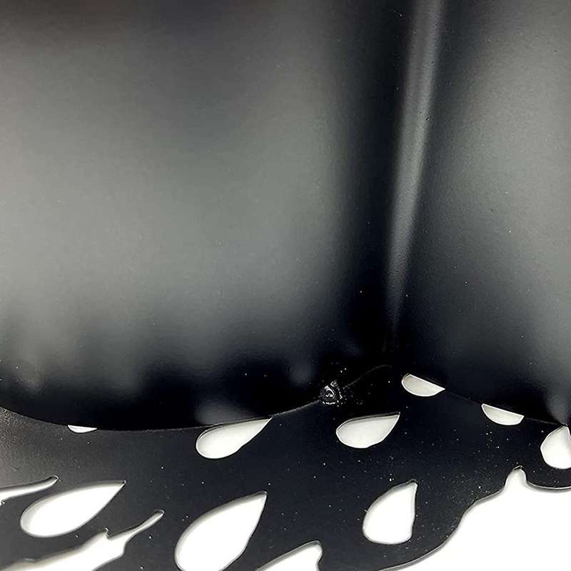 Toilet Paper Holder Stand Black Metal Bathroom Tissue Storage Wall Mounted Standing Shelf 8 Rolls To