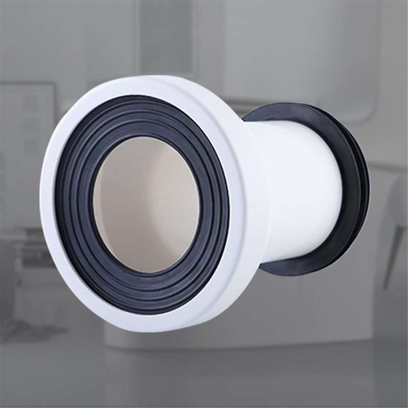 Toilet Connection Adapter Drainer Drain Pipe Toilet Accessories Bathroom Tool for Home Livingroom Ou
