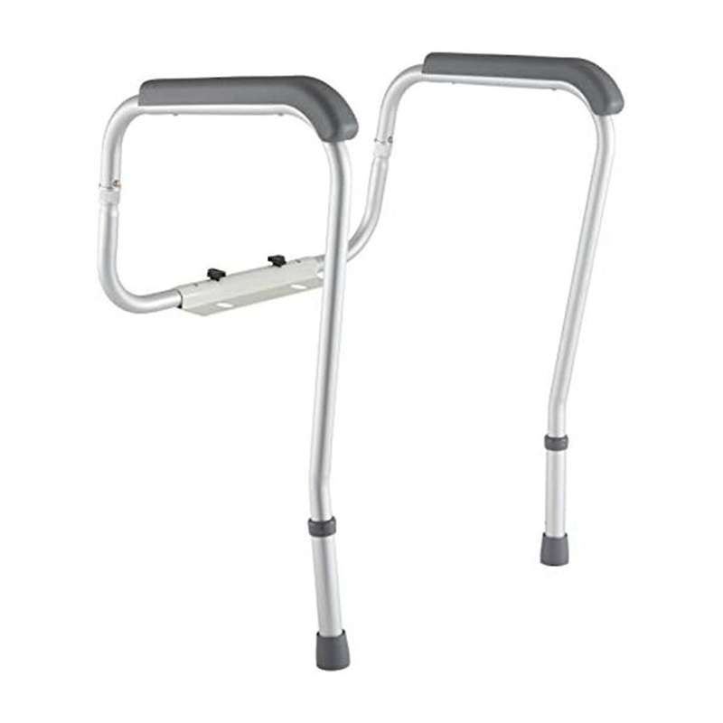 Toilet Safety Bars for Seniors, Height Adjustable Toilet Safety Frame, Bathroom Assist with Grab Bar