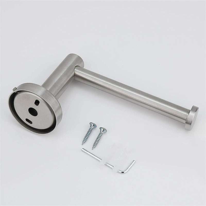 Toilet Tissue Paper Roll Holder Stainless Steel Wall Mount for Bathroom Kitchen