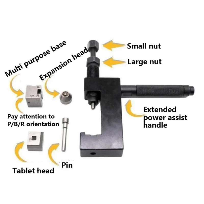 Tools Chain Riveter Punching Chain Link Installation 520/525/530/oil Seal Chain Disassembling Tool M