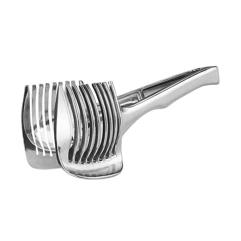 Tomato Lemon Slicer Stand Round Fruit Cutter with Handle Kitchen Cutting Potato Lemon Food Rack