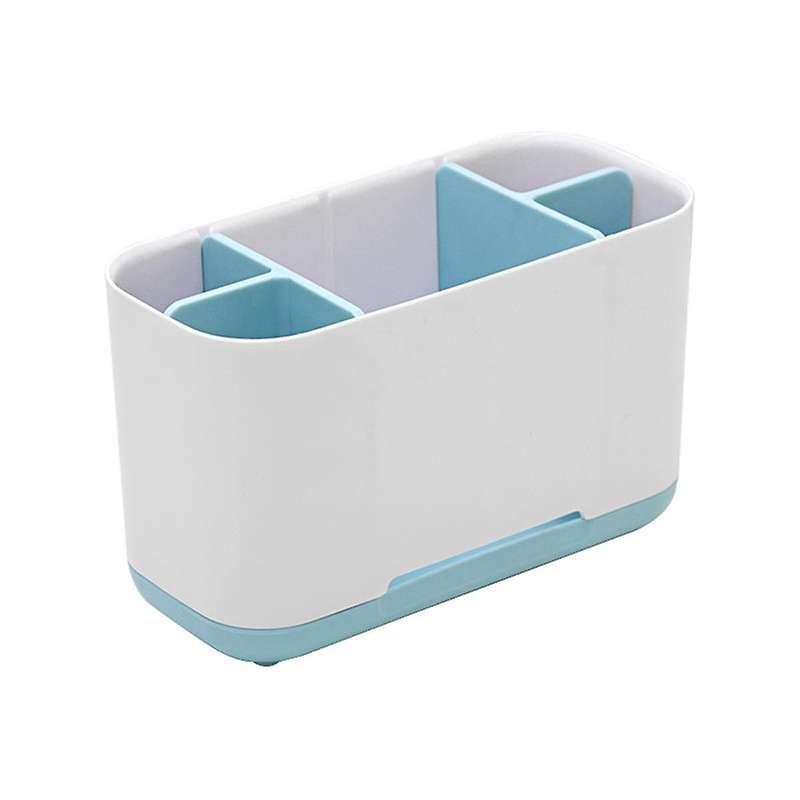 Toothbrush Holder, Toothpaste Holder with Anti- Bottom, -toothbrush -organizer Storage Detachable