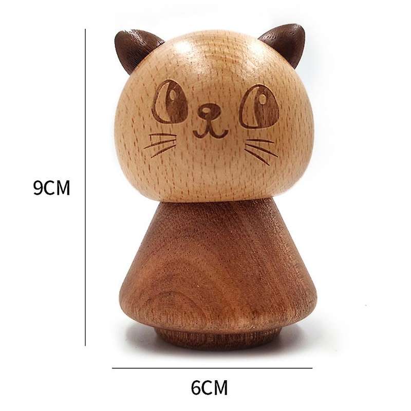 Toothpick Holder Mini Household Storage Container Walnut Beech Wood Craft Gift Solid Wood Toothpick