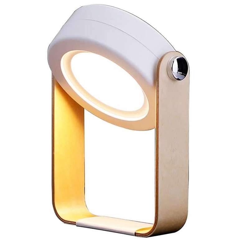 Touch Night Light Lamp,USB Rechargeable LED Cordless Desk Lights, 360 Rotatable Portable Foldable La