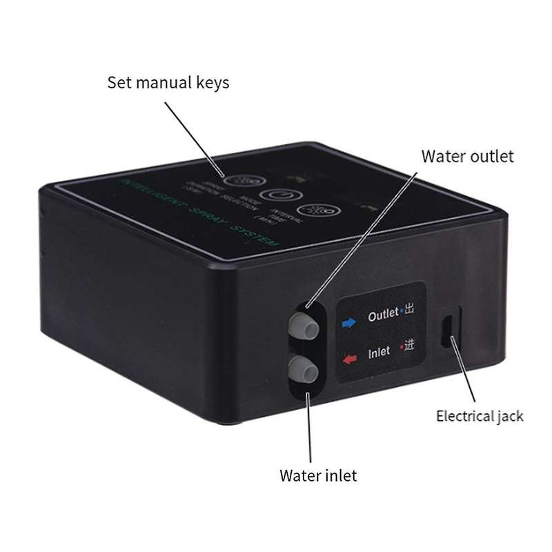 Touch Screen Automatic Mist Rainforest Sprays Intelligent Ecological Cylinder Electronic Timer Sprin