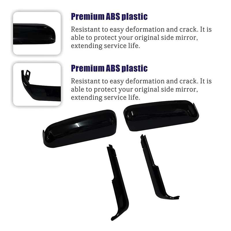 Tow Mirror Cover Caps for 2500HD 3500HD 2020-2024, 84468904 84468910, Door Mirror Cover