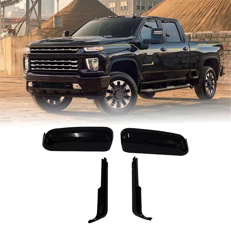 Tow Mirror Cover Caps for 2500HD 3500HD 2020-2024, 84468904 84468910, Door Mirror Cover