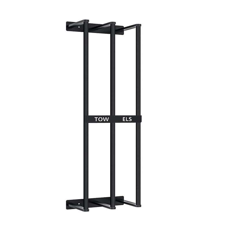 Towel Rack for Bathroom, Bath Towels Storage Holder , Modern Rolled Folded Towels Organizer