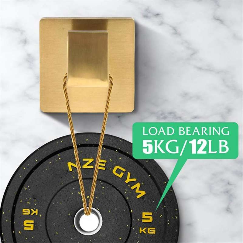 Towel Hooks Robe Hook Coat Hook Stainless Steel Heavy Duty Bathrooms Square Hooks Wall Mounted for B