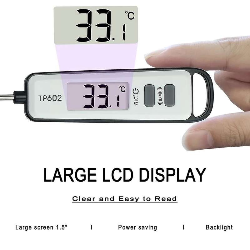 TP602 Meat Thermometer Kitchen Digital Cooking Food Water Milk Probe Electronic BBQ Household Temper