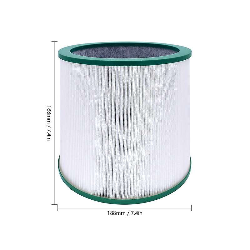 Tp02 Hepa Filter Replacement for Pure Cool Link Tp01, Tp02, Tp03, Bp01, Am11 Tower Air Purifier Fil