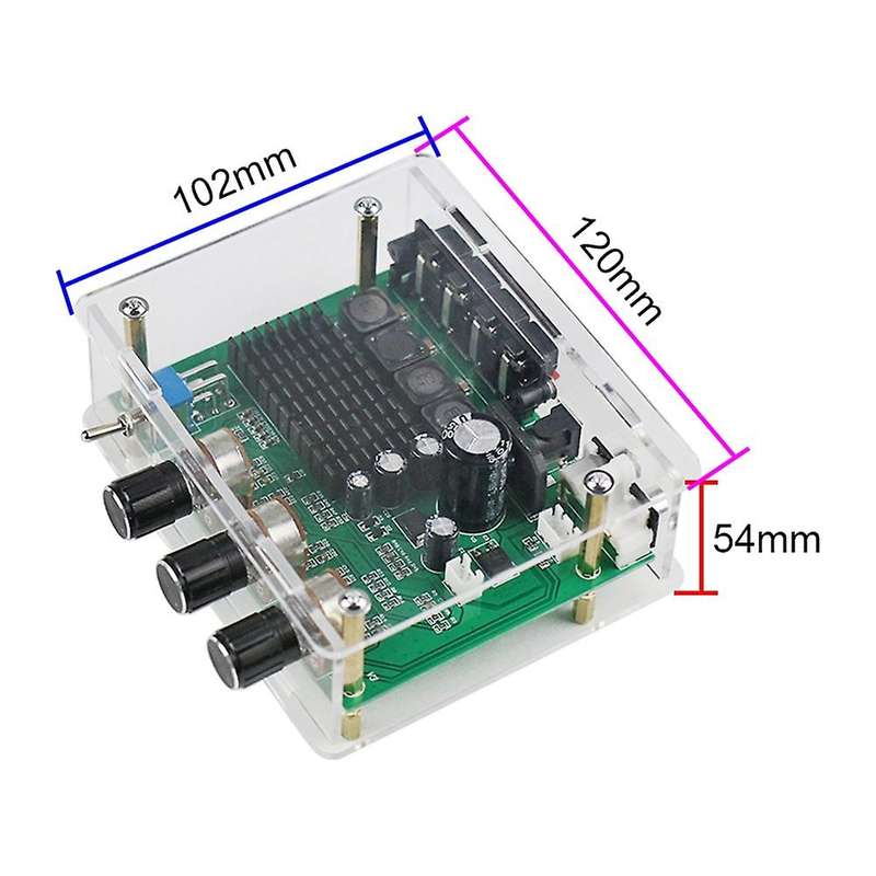 TPA3116D2 80Wx2 Stereo Amplifier Audio Board TPA3116 Digital Amplifier Sound Preamplifier Tone High