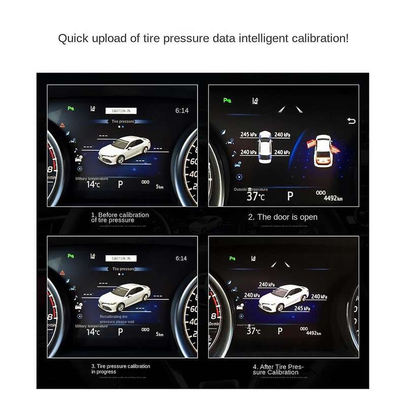 TPMS Tire Pressure Monitoring System Tire Pressure Display Security Alarm for 8TH 2.0G, 2.5G, 2.5HG