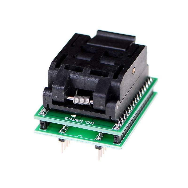 TQFP32 QFP32 TO DIP32 IC Programmer Adapter Chip Test Socket SA663 Burning Seat Integrated Circuits