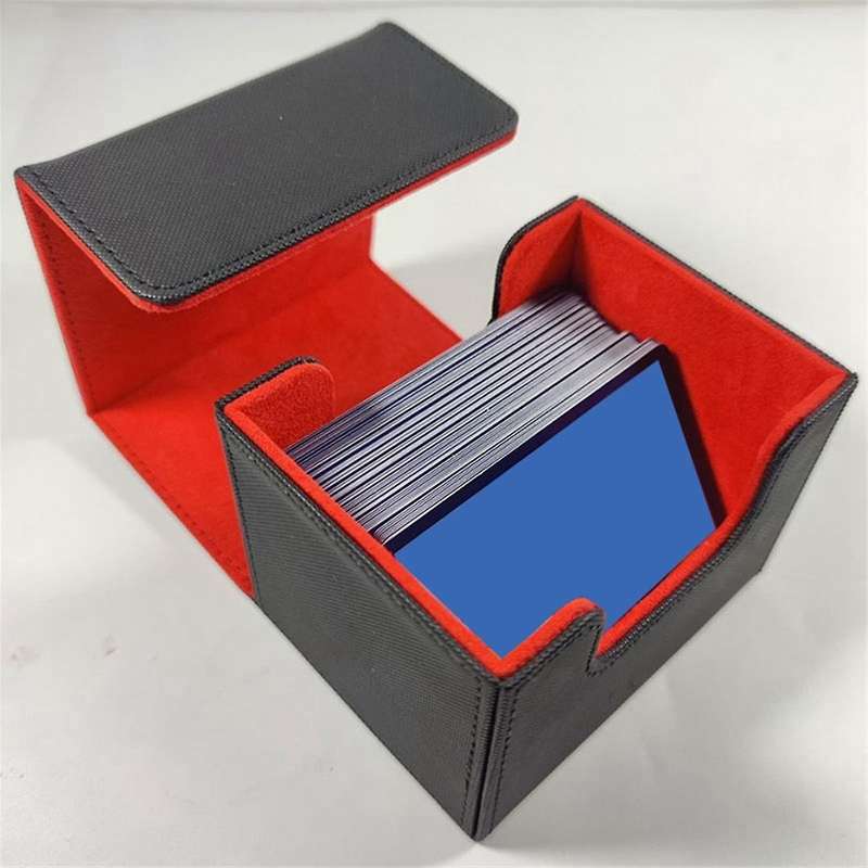 Trading Card Deck Box Holder Large Card Organizer Storage Collectible Game Card Cases Protectors Con