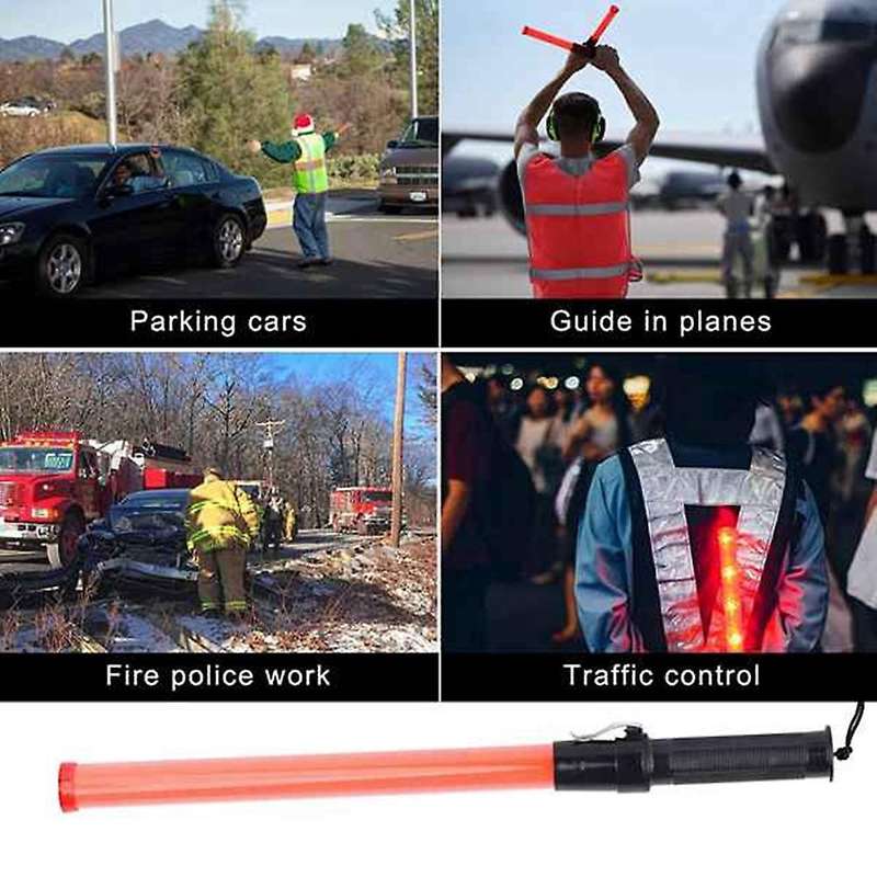 Traffic Batons, Led Traffic Control Stick,safety Light Batons, Signal Batons for Parking and Airport