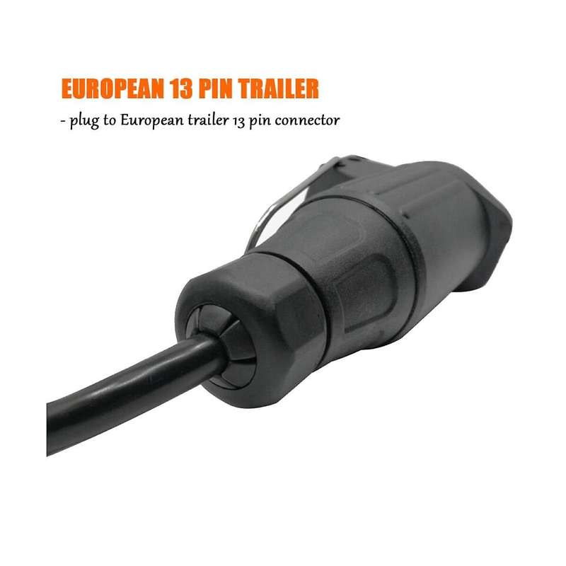 Trailer Connector Usa 4-pin Flat Plug to European7-pin Connector 4 to 7 Trailer Light Converter Cir