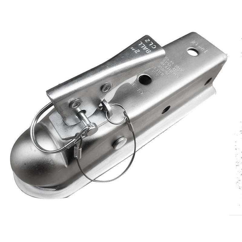Trailer Coupler 2 X 2 Inch Hitch Ball Coupling Straight Tongue 3500 Lbs Rv Parts Accessories