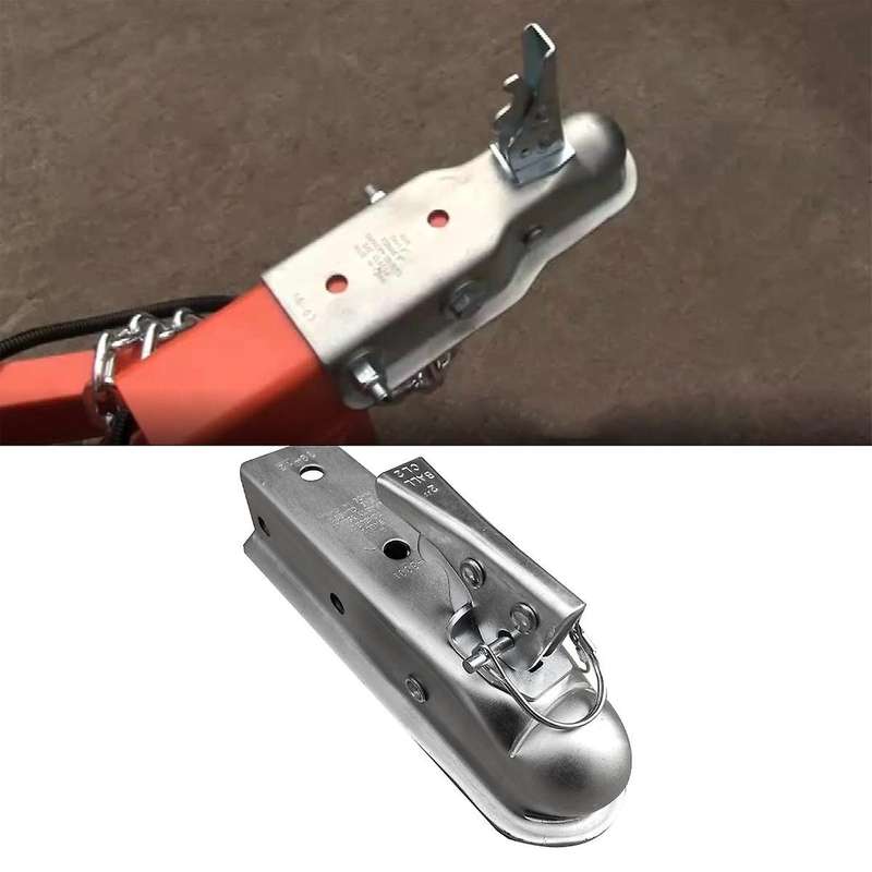 Trailer Coupler 2 X 2 Inch Hitch Ball Coupling Straight Tongue 3500 Lbs Rv Parts Accessories