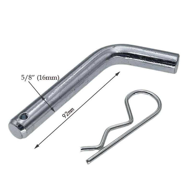 Trailer Hitch Pin and Clip 5/8-Inch Diameter Heavy Duty Trailer Hitch for 2 Inch Diameter Receiver