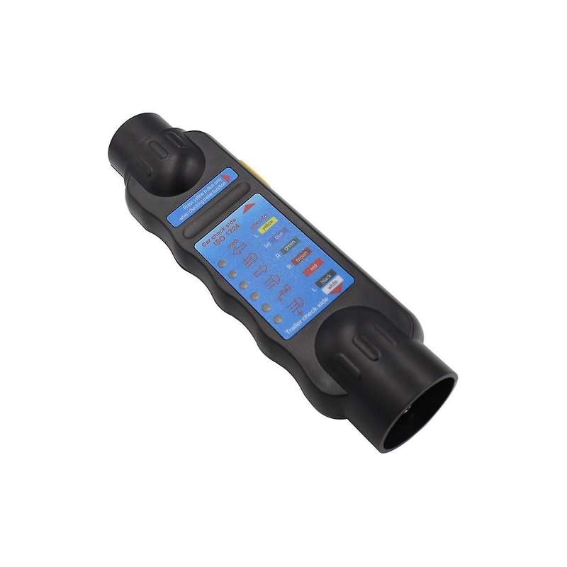 Trailer Wiring Tester Kit 12v 7- Tester with 7- Power Plug Socket Resistance Tester Connector Conver