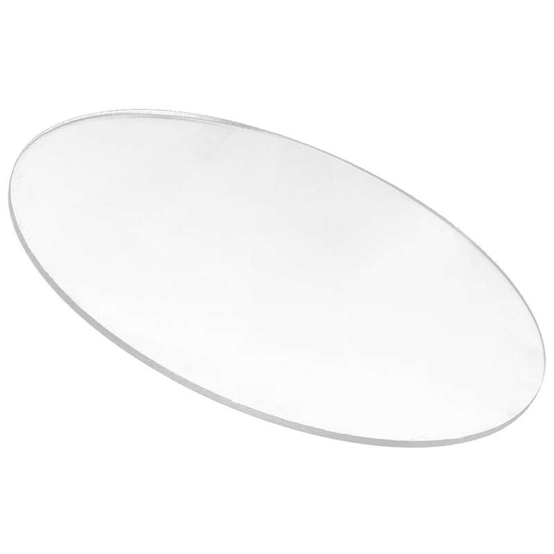Transparent 3mm Thick Mirror Acrylic Round Disc Dimetro:100mm