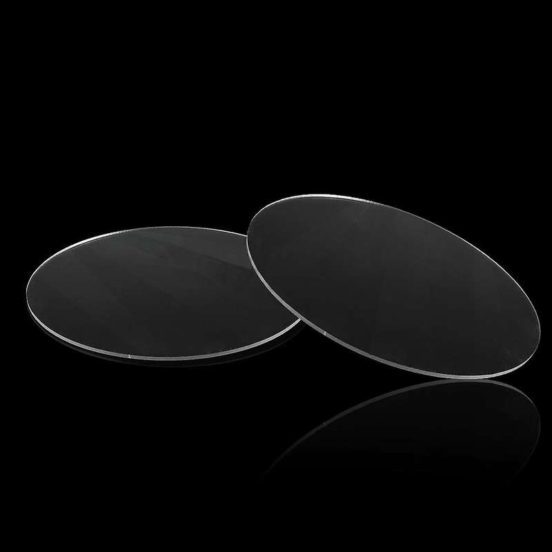 Transparent 3mm Thick Mirror Acrylic Round Disc Dimetro:100mm