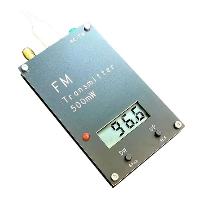 Transmitter 2000m Digital Display 500mw Stereo 76-108m Radio Fm Transmitter