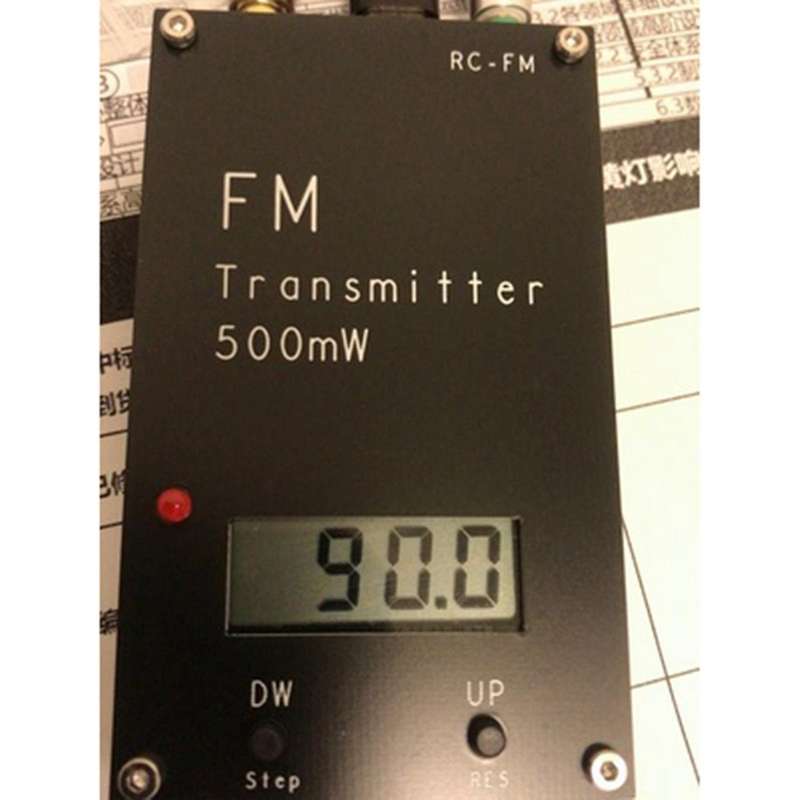Transmitter 2000m Digital Display 500mw Stereo 76-108m Radio Fm Transmitter