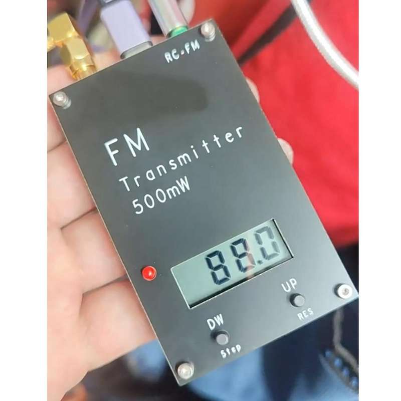 Transmitter 2000m Digital Display 500mw Stereo 76-108m Radio Fm Transmitter
