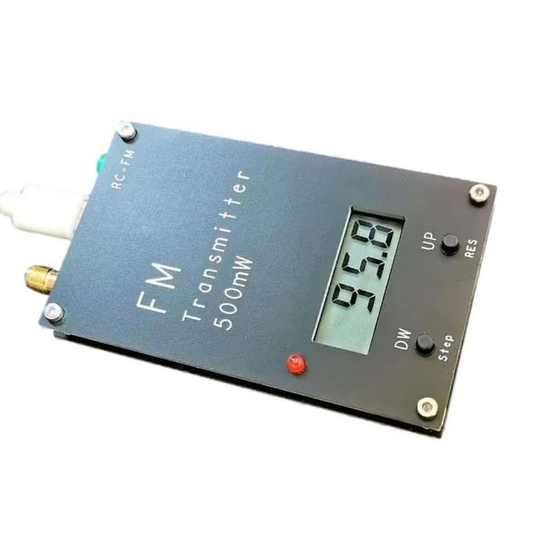 Transmitter 2000m Digital Display 500mw Stereo 76-108m Radio Fm Transmitter