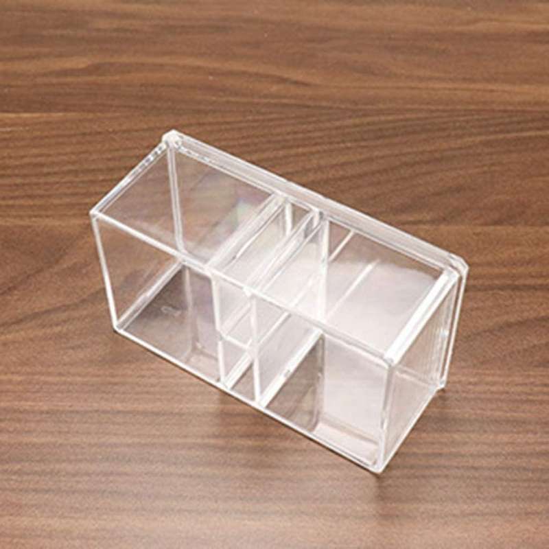 Transparent Acrylic Cocktail Napkin Holder Tissue Box Paper Napkin Storage Box for Table Home Decor