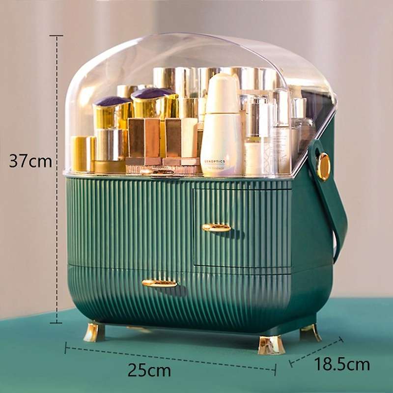 Transparent Cosmetic Storage Box Makeup Drawer Organizer Jewelry Lipstick Box Makeup Container Deskt