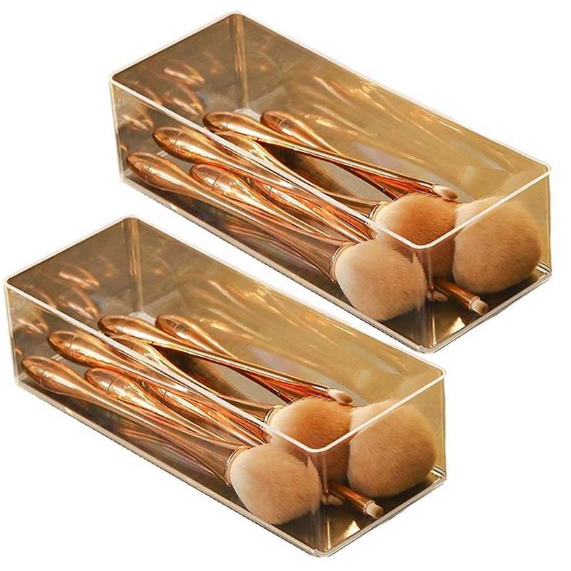 Transparent Acrylic Cosmetic Layered Storage Box Dressing Table Cosmetics Storage Box Desktop Drawer