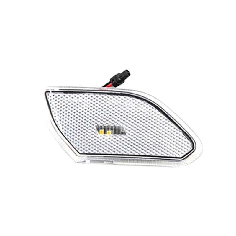 Transparent Car Front LED Side Marker Light Wheel Brow Light Turn Light for Wrangler JL 2018-2022