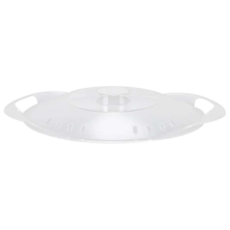 Transparent Steaming Pan Cover for Tm6, Tm5, Tm31 Universal Replacement Lid for Food Processors In K