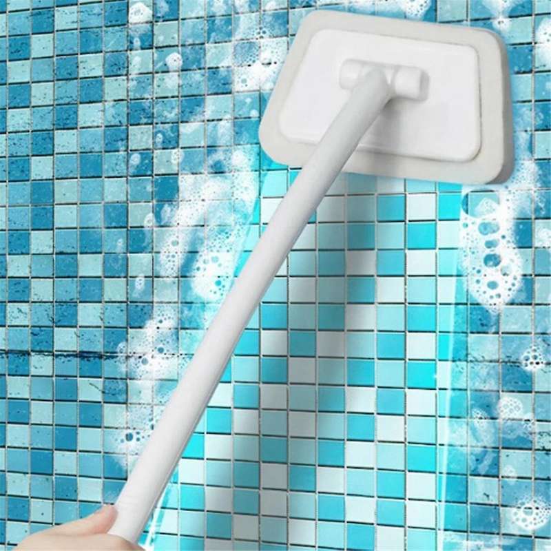 Trapezoidal Bathroom Wall Brush Long Handle Removable Brush Household Floor Bathtub Brushes