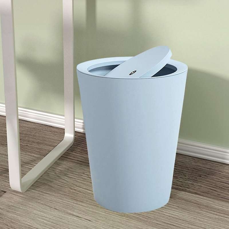 Trash Can Shake Lid Type Household Simple Bathroom Large Living Room Bedroom Nordic Style Paper Bask