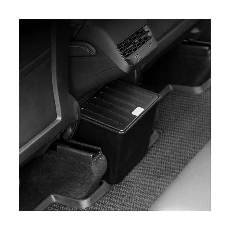 Trash Can for Model Y 2020-2023, Garbage Can Bin Accessories, Rear Center Console Storage Box Organi