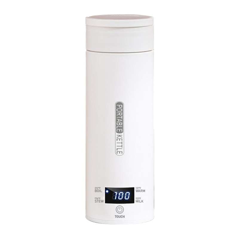Travel Electric Kettle Portable Small Mini Tea Coffee Kettle 304 Stainless Water Heater with Lcd Us