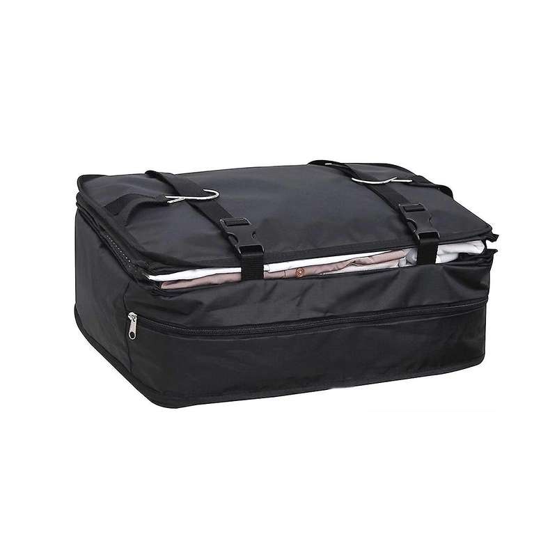 Travel Luggage Organizer Shelves Bag Suitcase Packing Square Collapsible Hanging Closet Storage Bag