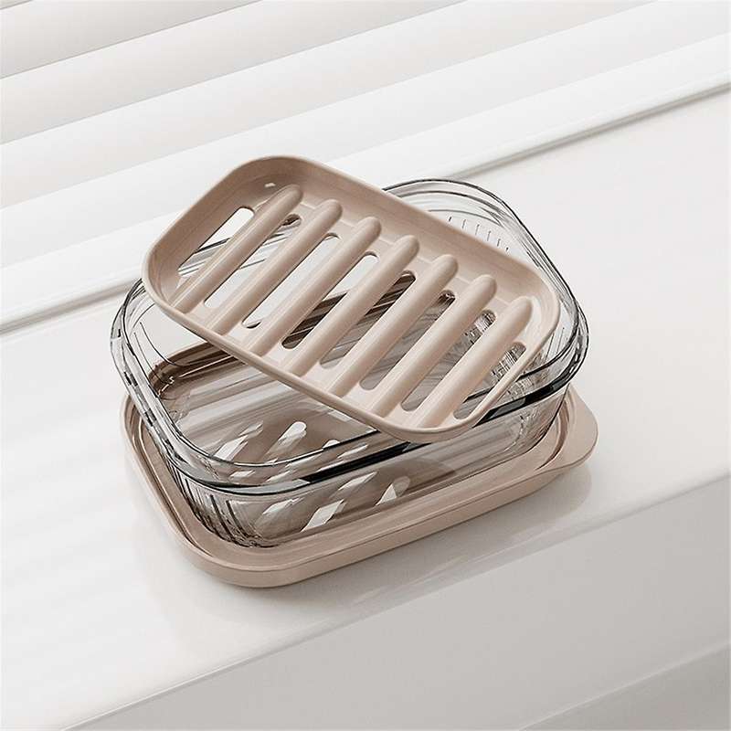Travel Soap Case, Leakproof Soap Container with Lid, Portable Bar Soap Holder for Traveling, Soap Di